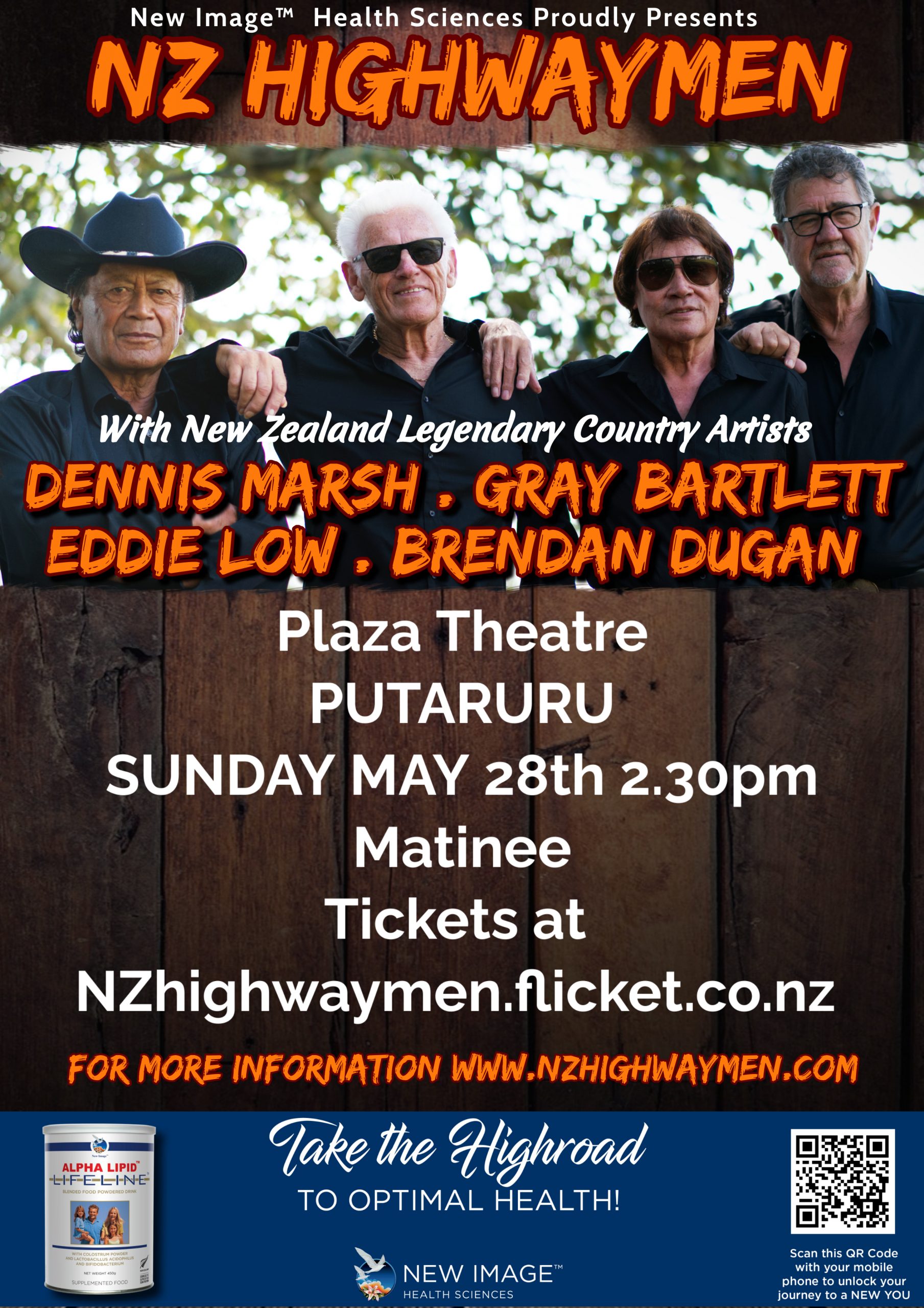 NZ Highwaymen Tour The Plaza Putaruru